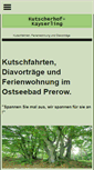 Mobile Screenshot of kutscherhof-kayserling.de